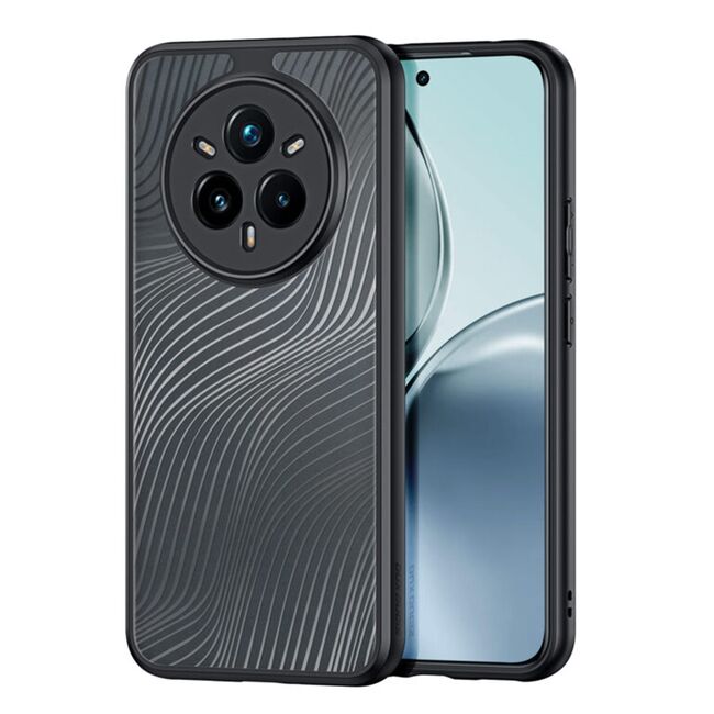 Husa pentru  Realme 14 Pro+ Plus Flowing Lines Comfort Grip - transparent