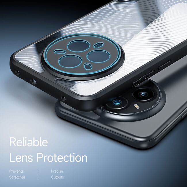 Husa pentru  Realme 14 Pro+ Plus Flowing Lines Comfort Grip - transparent