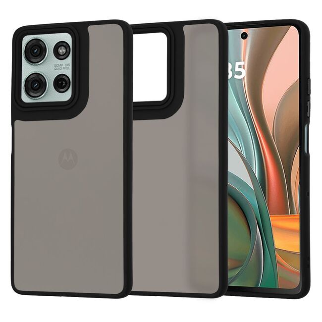 Husa pentru Moto G75 Ghost Series frosted - Negru denim