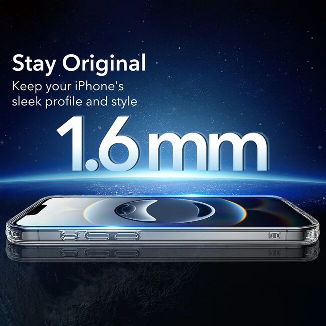 Husa premium pentru  iPhone 16e compatibila MagSafe ESR - Classic Hybrid HaloLock - Transparent