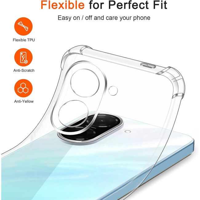 Husa pentru  Xiaomi Redmi A5 4G Slim Anti-Shock 1.5mm reinforced 4 corners, Transparent