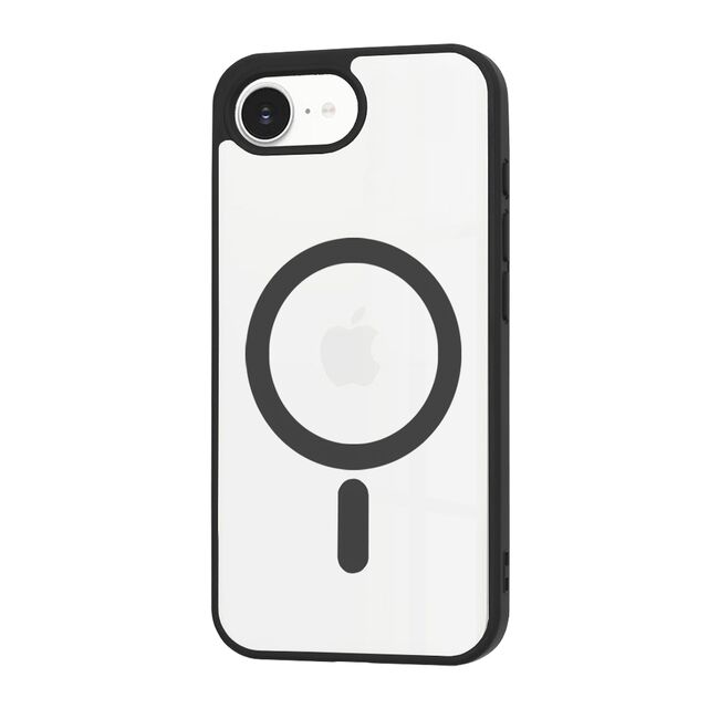 Huse pentru  iPhone 16e cu MagSafe Crystal Clear Back Series - Negru