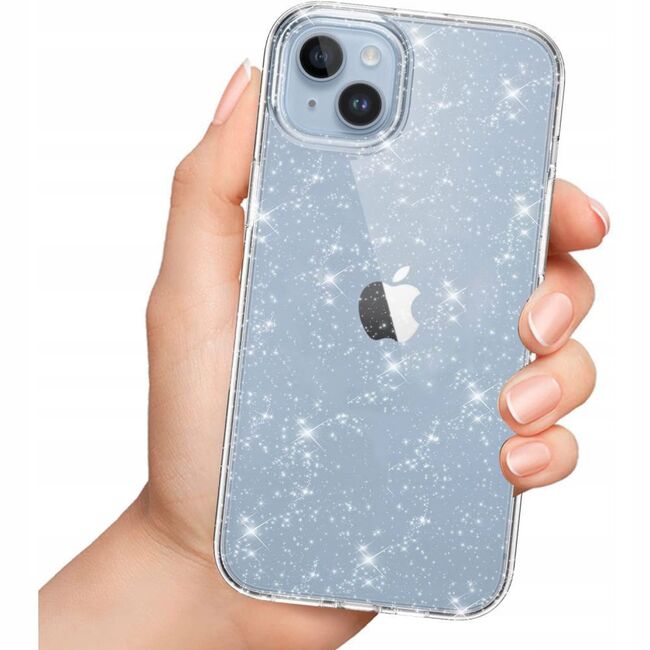 Husa pentru  Samsung Galaxy S24 FE cu sclipici Liquid Crystal Glitter, Sclipici