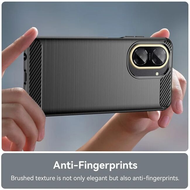 Husa pentru Xiaomi Redmi A5 4G Carbon Liquid Silicone, Negru