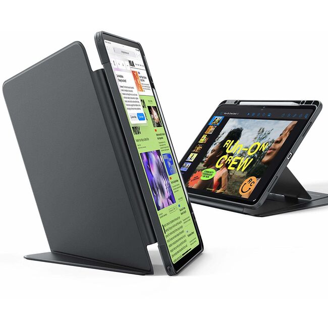 Husa pentru iPad Air 11 2024 / 2025​ M2, M3 ESR - Flip Hybrid Folio cu functie sleep / wake-up, tip stand si slot pentru stylus - Negru