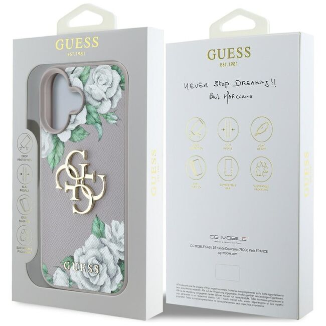 Husa premium pentru  iPhone 16 Guess Elegance Series - Mov