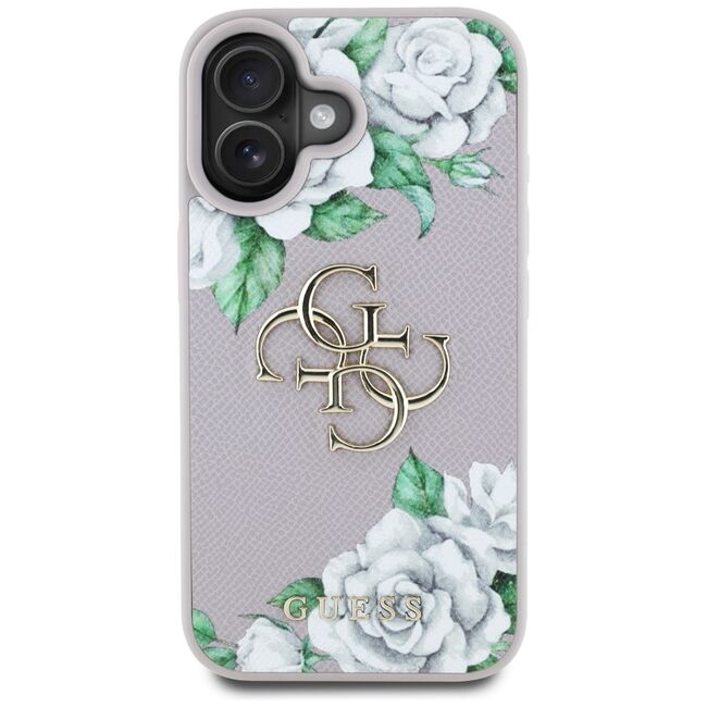 Husa premium pentru  iPhone 16 Guess Elegance Series - Mov