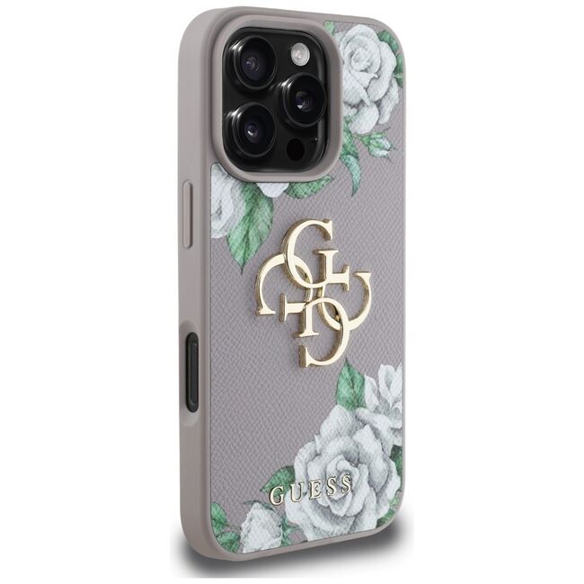 Husa premium pentru  iPhone 16 Pro Max Guess Elegance Series - Mov