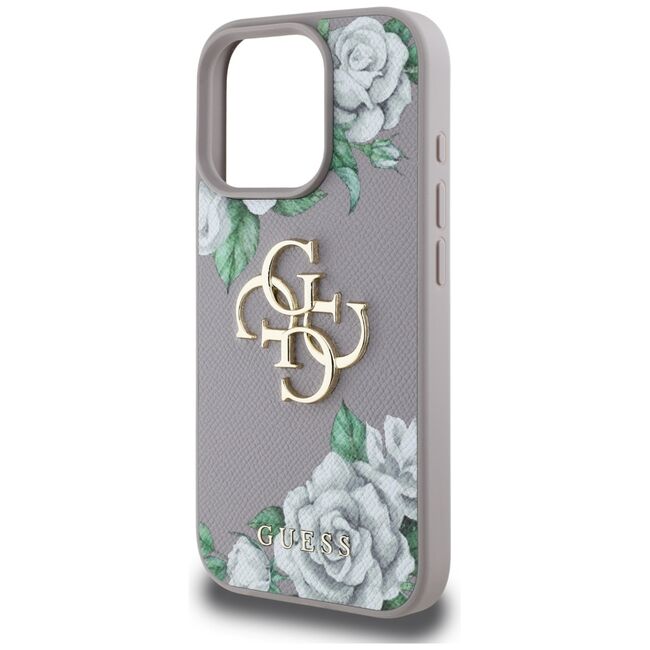 Husa premium pentru  iPhone 16 Pro Max Guess Elegance Series - Mov