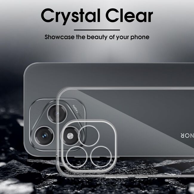 Husa pentru  Honor 400 Lite, Anti-Shock 1.5mm, cu protectie lentile, Transparent