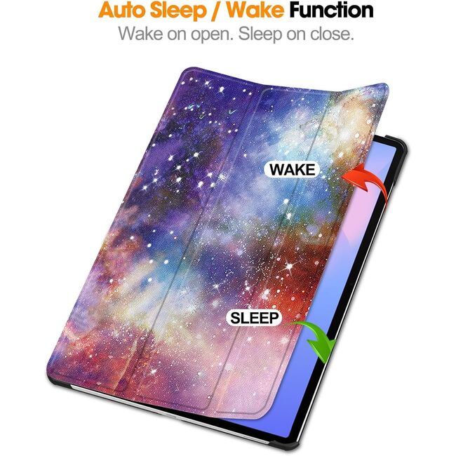 Husa pentru  Samsung Galaxy Tab S10 FE+ Plus 13.1 inch tip stand functie sleep/wake-up, protectie 360 - Galaxy
