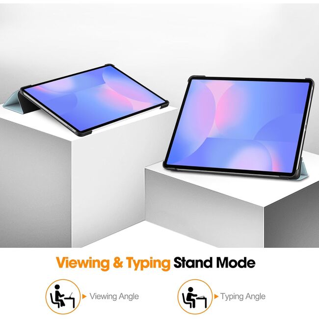 Husa pentru  Samsung Galaxy Tab S10 FE+ Plus 13.1 inch tip stand functie sleep/wake-up, protectie 360 - Unicorn