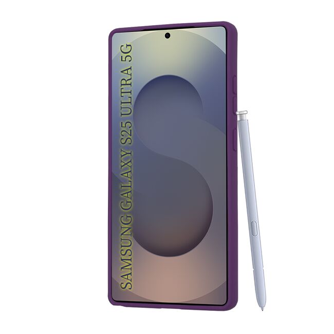 Huse pentru  Samsung Galaxy S25 Ultra cu MagSafe Crystal Clear Back Series - Mov