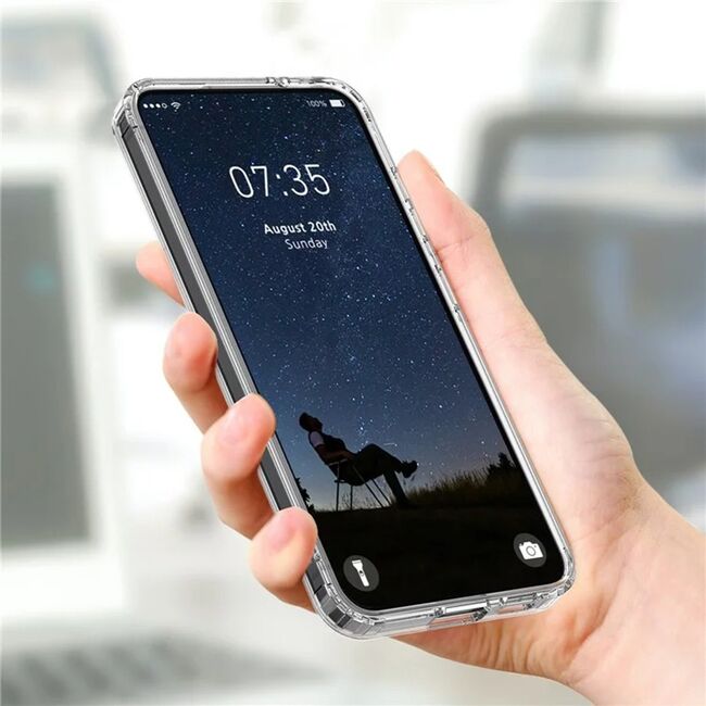 Huse pentru  Samsung Galaxy S25 cu MagSafe Crystal Clear Back Series - Transparent