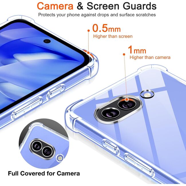 Husa pentru  Google Pixel 9A compatibila MagSafe Anti-Shock 1.5mm reinforced 4 corners - clear