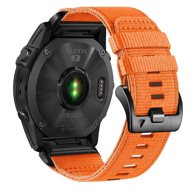 Curea pentru Huawei Watch GT 5 Pro/ GT 5/ GT 4/ GT 3/ GT 2 (46mm) din Material Textil Rezistent – Ideala pentru Stil Activ - latime 22 mm - Portocaliu