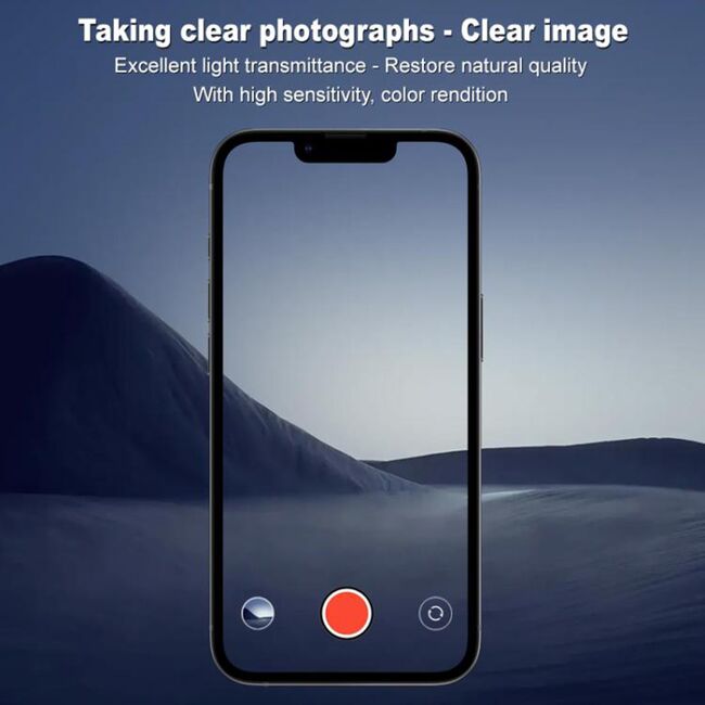 Folie camera iPhone 16e Techsuit Full Glass, negru