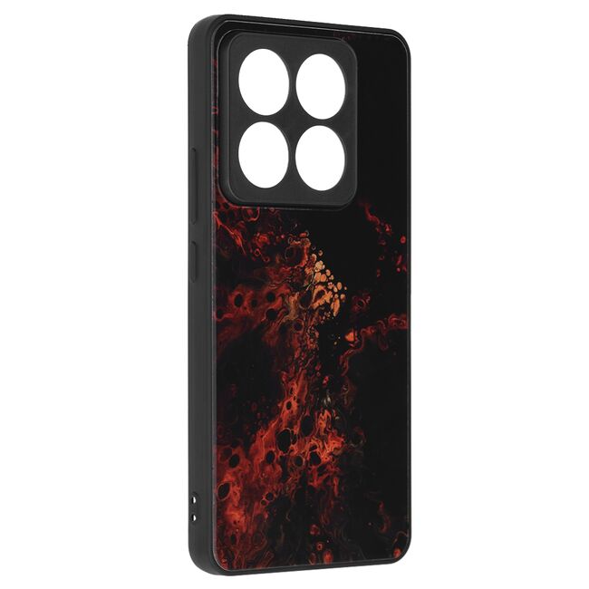 Husa Xiaomi 14T Pro Techsuit Glaze, Red Nebula