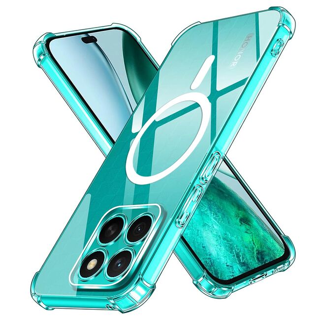 Husa pentru  Honor X8c compatibila MagSafe Anti-Shock 1.5mm reinforced 4 corners - clear