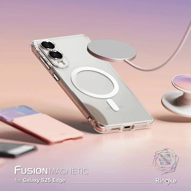 Husa pentru  Samsung Galaxy S25 Edge Ringke Fusion Magsafe - Ice