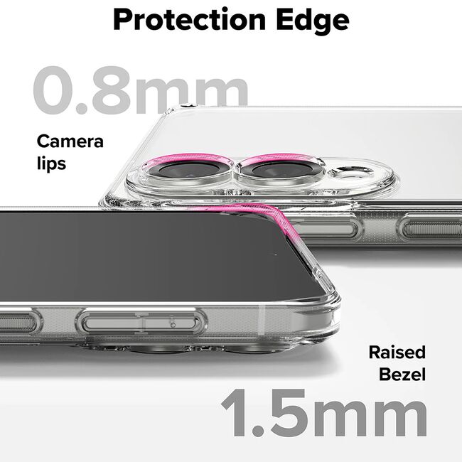 Husa pentru  Samsung Galaxy S25 Edge Ringke Fusion - Transparent mat