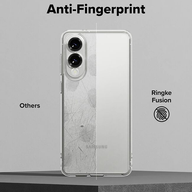 Husa pentru  Samsung Galaxy S25 Edge Ringke Fusion - Transparent mat