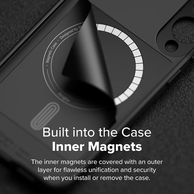Husa pentru  Samsung Galaxy S25 Edge Ringke Onyx Magsafe - Negru denim