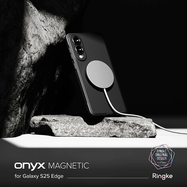 Husa pentru  Samsung Galaxy S25 Edge Ringke Onyx Magsafe - Negru denim