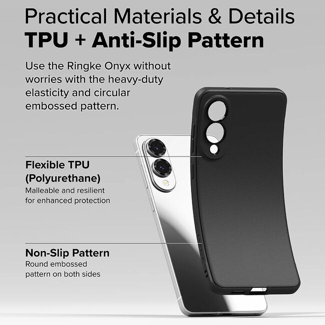 Husa pentru  Samsung Galaxy S25 Edge Ringke Onyx - Negru