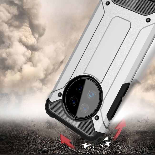 Husa pentru  Xiaomi Redmi 14C Armor Tough Rugged Kickstand - Negru