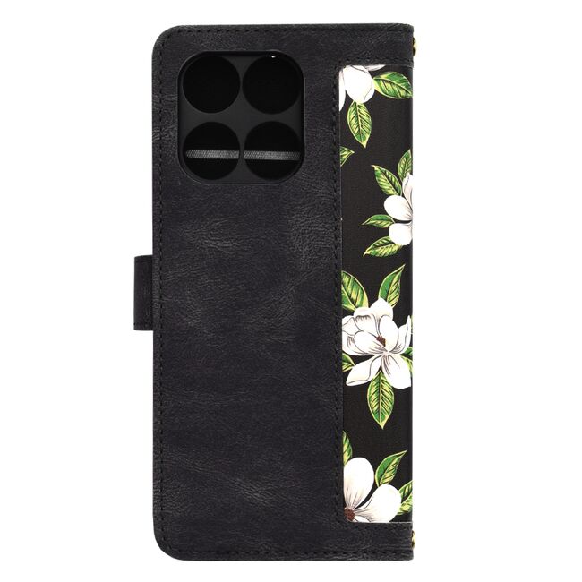 Husa tip carte pentru  Motorola Edge 60 Fusion, functie stand si port carduri, Negru