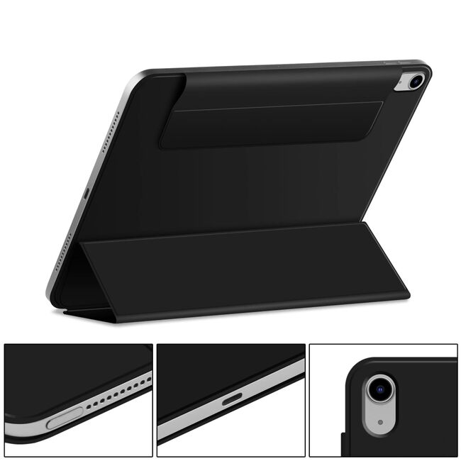 Husa pentru iPad 11 2025 11 inch Smart Magnetic, Auto Sleep, Magnetică, Slim, detasabila, negru