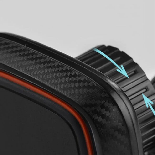 Suport Auto Magnetic pentru Grila de Ventilatie cu Placute Metalice - Techsuit MagGrip (S4) - Negru