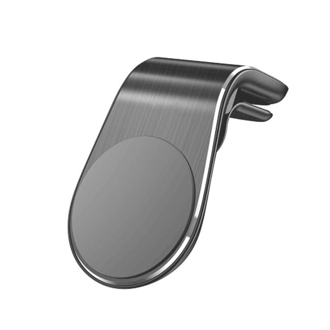Suport Auto Magnetic pentru Telefon cu Prindere in Grila de Ventilatie - Techsuit AirGrip (S7) - Negru