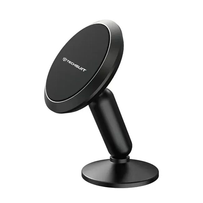 Suport Magnetic N52 pentru Birou si Masina, Universal, Adeziv 3M - Techsuit TinyGrip (S10) - Negru