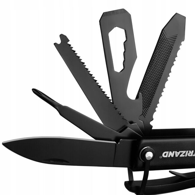 Unealta multifunctionala Multitool 17 în 1 Cu Topor, Ciocan, Clește, Cuțit + Husă inclusa – Supraviețuire, Camping, Reparații – Negru