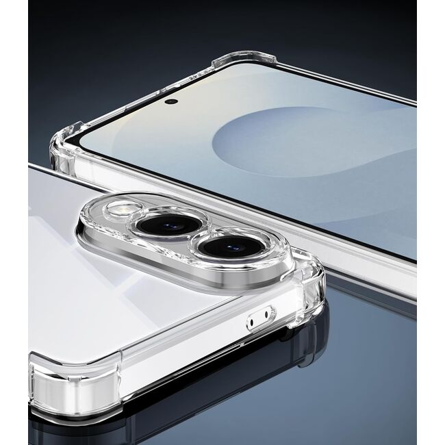 Husa pentru  Samsung Galaxy S25 Edge compatibila MagSafe Anti-Shock 1.5mm reinforced 4 corners - clear