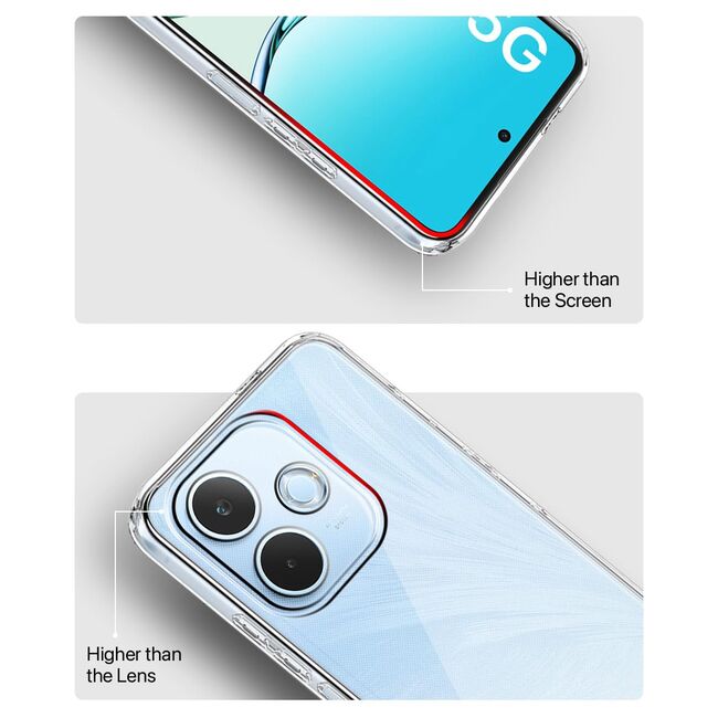 Husa pentru  Oppo A5 Pro 5G, Anti-Shock 1.5mm, cu protectie lentile, Transparent