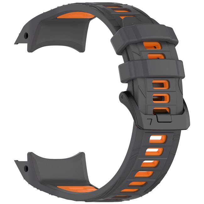 Curea pentru Garmin Instinct 3 45mm / Instinct 3 45 Solar, din silicon, latime 22 mm - Portocaliu