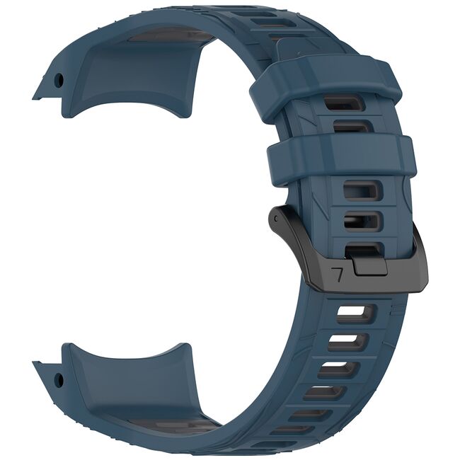 Curea pentru Garmin Instinct 3 50mm / Instinct 3 50mm Solar, din silicon, latime 22 mm - Albastru