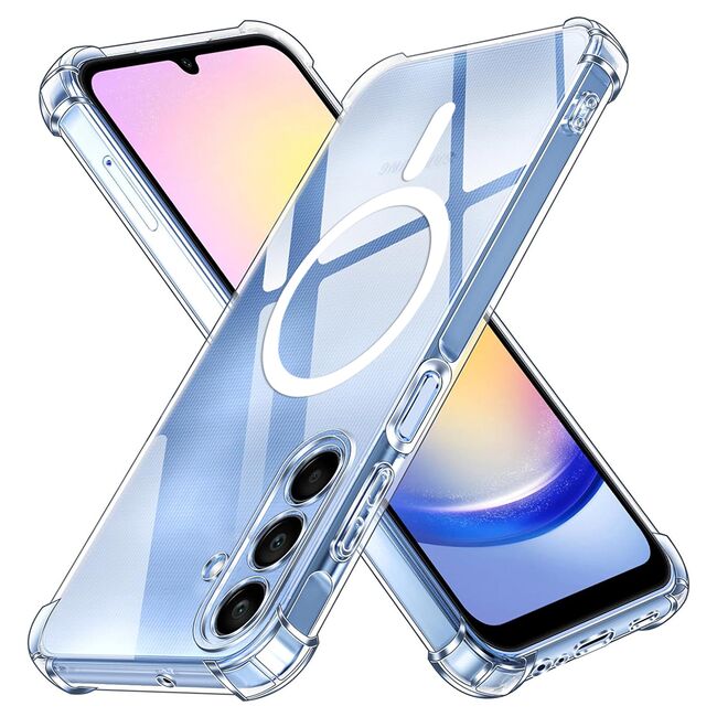 Husa pentru  Samsung Galaxy A25 compatibila MagSafe Anti-Shock 1.5mm reinforced 4 corners - clear