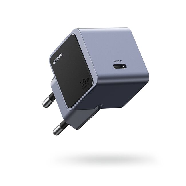 Incarcator pentru Priza Type-C, GaN, Fast Charging, 30W, 3A, PD3.0, QC4.0+ - Ugreen Nexode S X503 (35041) - Grey