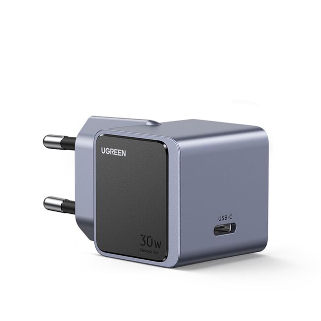 Incarcator pentru Priza Type-C, GaN, Fast Charging, 30W, 3A, PD3.0, QC4.0+ - Ugreen Nexode S X503 (35041) - Grey