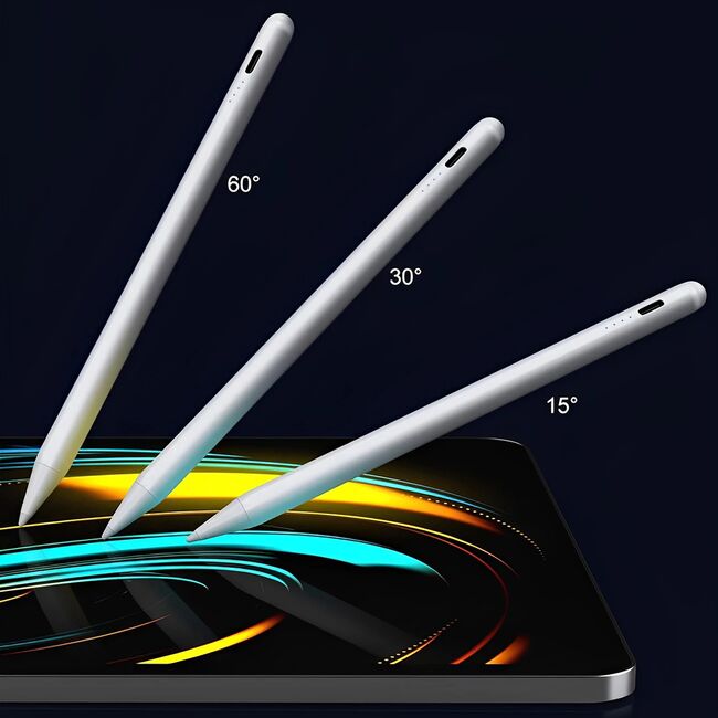 Stylus Pen Universal, 130mAh, USB-C - Techsuit (T1) - White