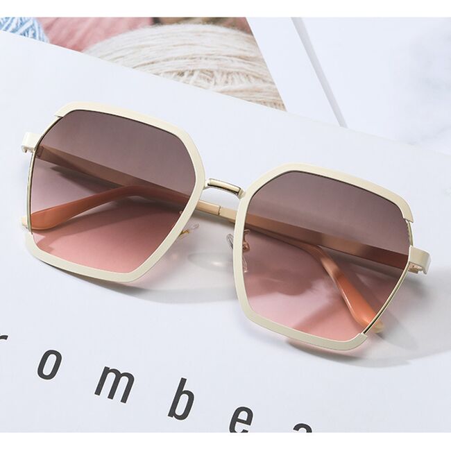 Ochelari de Soare - Techsuit Polarised PC (191)  - Cream / Pink