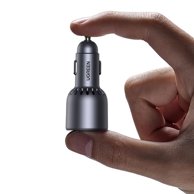 Incarcator pentru Masina Type-C, USB, 75W, 3A, PD3.0, QC 3.0 - Ugreen EC703 (35024) - Black