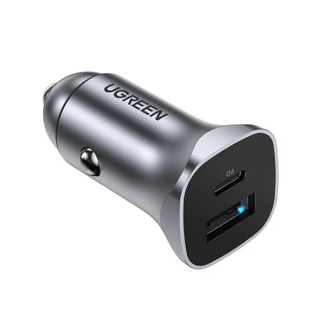 Incarcator pentru Masina Type-C, USB, 30W, 5V/3A, PD3.0 - Ugreen CD130  (40858) - Black