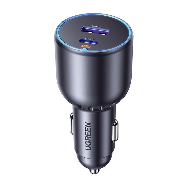 Incarcator pentru Masina Type-C, USB, 63W, 3A, PD3.0, QC 3.0 - Ugreen EC701 (35023) - Black