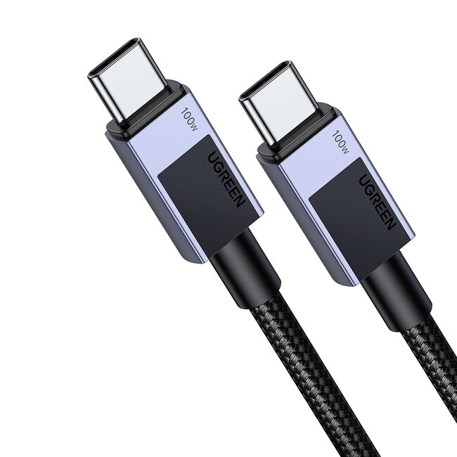 Cablu de Date USB-C la Type-C, PD100W, 5A, 480Mbps, 3m - Ugreen L512 (45065) - Space Gray
