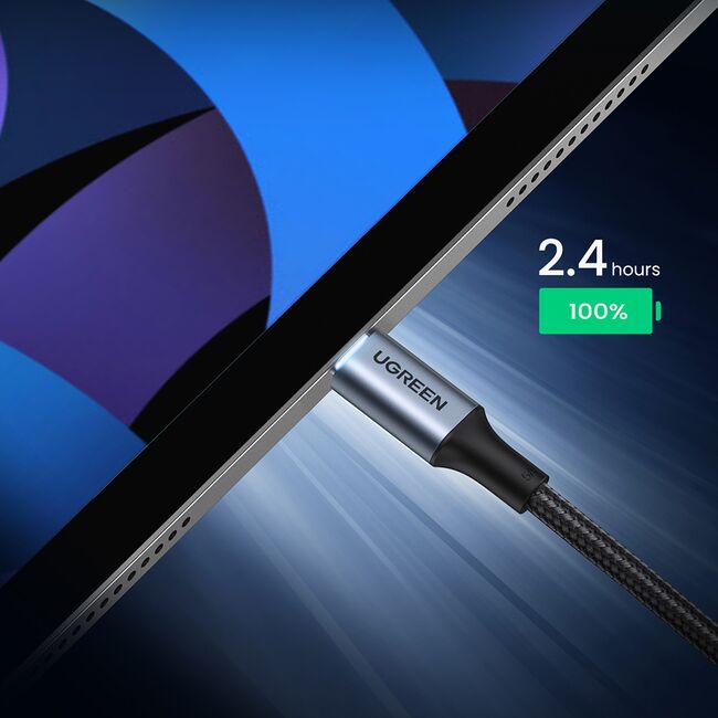 Cablu de Date USB-C la Type-C, PD100W, 5A, 480Mbps, 1m - Ugreen US316 (70427) - Black